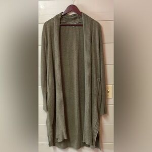 Barefoot Dreams Cozy Chic Lite Catalina Duster Sweater Size L.